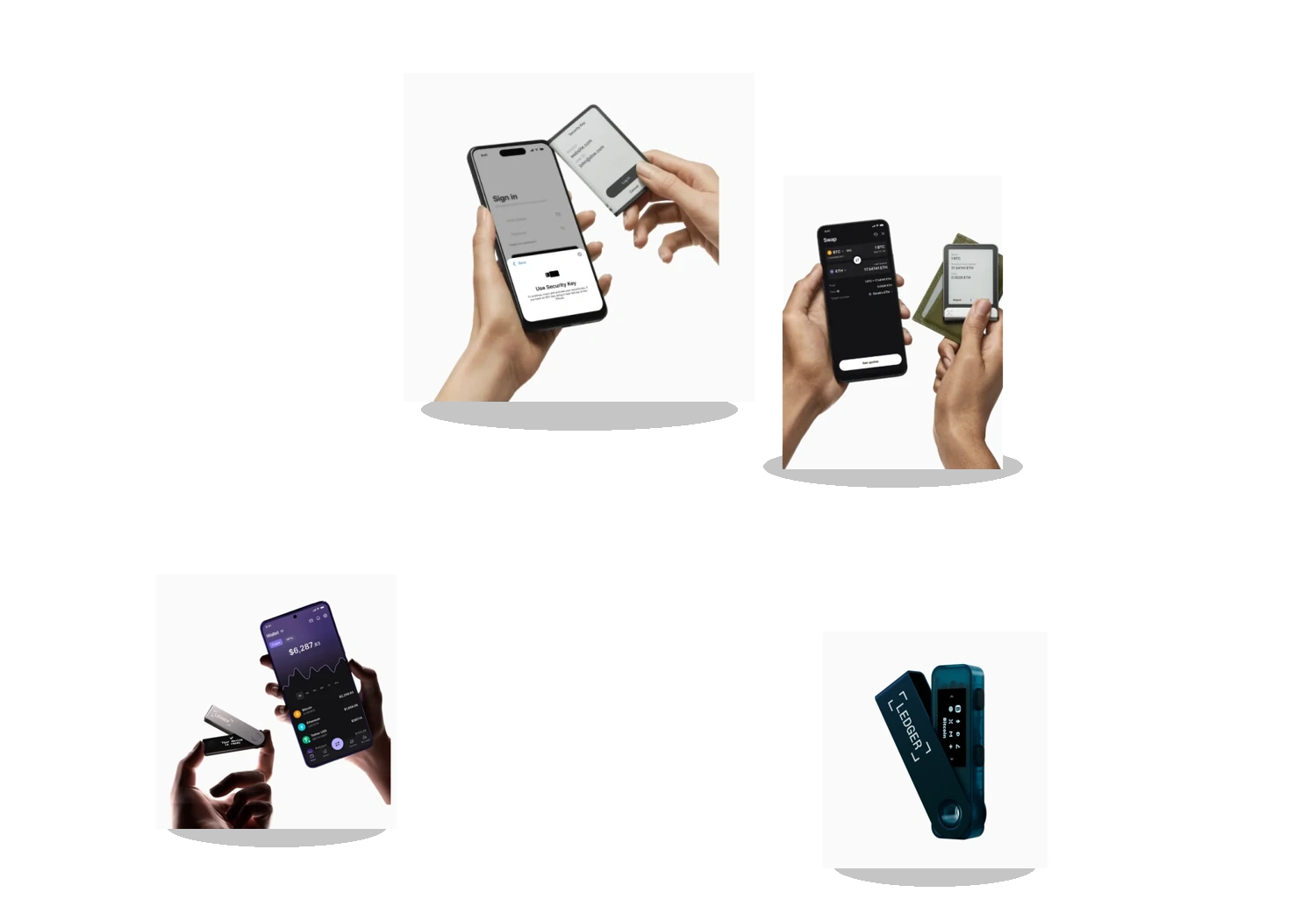 Ledger 四款硬件钱包产品矩阵